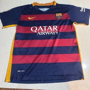 Nike Kids Neymar Jr.  FC Barcelona Jersey - Blue and Red